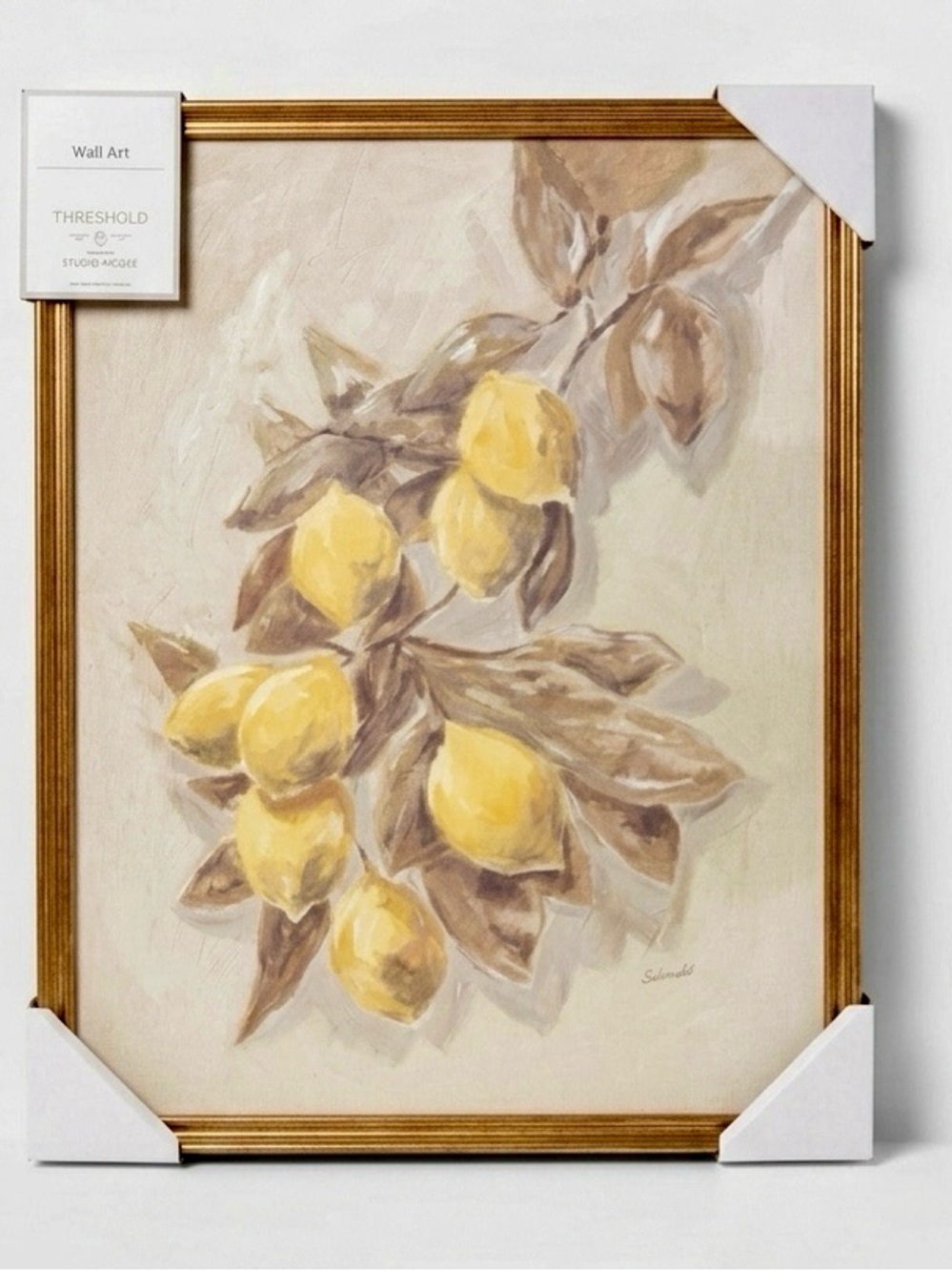 Threshold studio McGee Lemon Canvas 16x20
